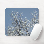 Icy Branches in Winter Blue Sky Mousepad (Mit Mouse)