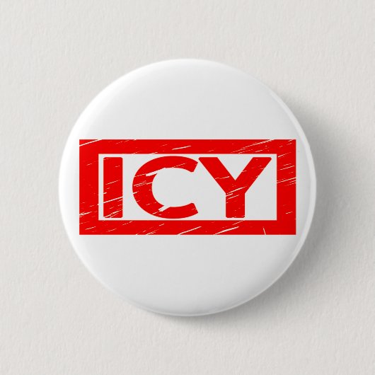 Icy-Briefmarke Button (Vorderseite)