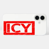 Icy-Briefmarke Case-Mate iPhone Hülle (Rückseite (Horizontal))
