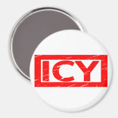 Icy-Briefmarke Magnet (Vorderseite/Rückseite)