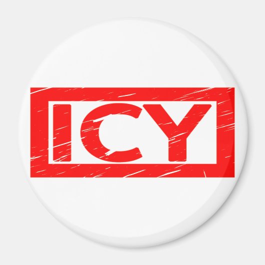 Icy-Briefmarke Magnet (Vorne)