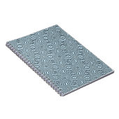 Icy Colored Abstrakt Arabesque Muster Notizblock (Rechte Seite)
