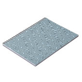 Icy Colored Abstrakt Arabesque Muster Notizblock (Linke Seite)