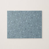 Icy Colored Abstrakt Arabesque Muster Puzzle (Horizontal)