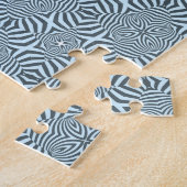 Icy Colored Abstrakt Arabesque Muster Puzzle (Seite)