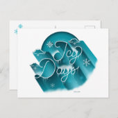 Icy Days / Postcard Feiertagspostkarte (Vorne/Hinten)