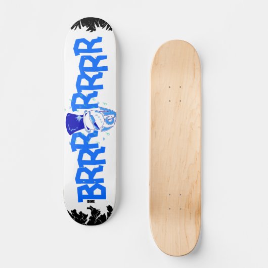 ICY-Deck BLEIBE Skateboard (Vorderseite)