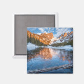 Icy Dream Lake Magnet (Vorderseite/Rückseite)