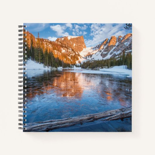 Icy Dream Lake Notizblock (Vorderseite)