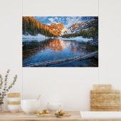 Icy Dream Lake Poster (Küche)