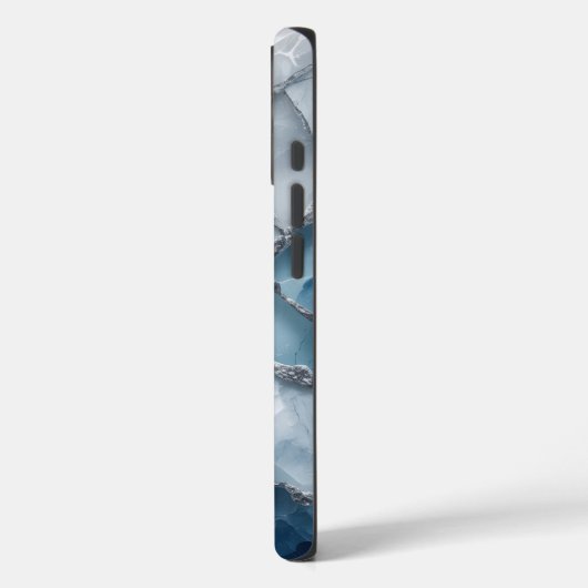 Icy Elegance Mattiert Marble Phone Case Design (Rückseite / Links)