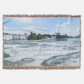 Icy English Lake - Personalisiert Decke