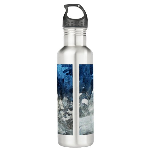 Icy-Fenster Edelstahlflasche (Rückseite)