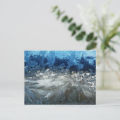 Icy-Fenster Postkarte (Stehend Vorderseite)