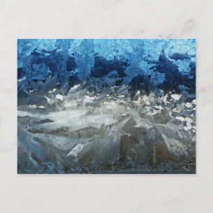 Icy-Fenster Postkarte