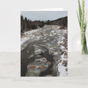 Icy Footprint im Fluss Karte