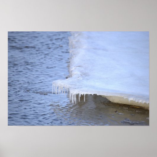 Icy Formation with Water Poster (Vorne)