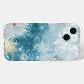 Icy Gold Flurry Phone Case (Rückseite (Horizontal))
