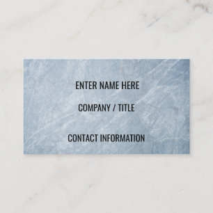 Icy Gray Marble Business Card Visitenkarte