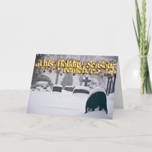 Icy Grip of the Grave Holiday Card Einladung (Vorderseite)