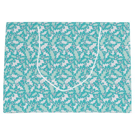 Icy Holly Large Gift Bag Große Geschenktüte (Vorderseite)