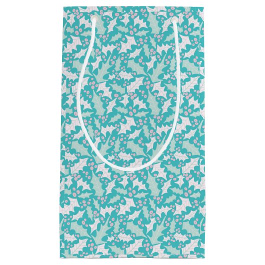 Icy Holly Small Geschenktasche Kleine Geschenktüte (Vorderseite)