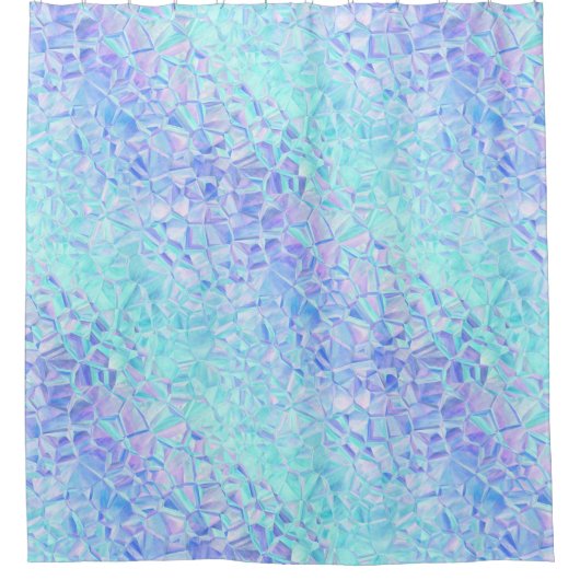 icy iridescence : duschvorhang (Vorderseite)