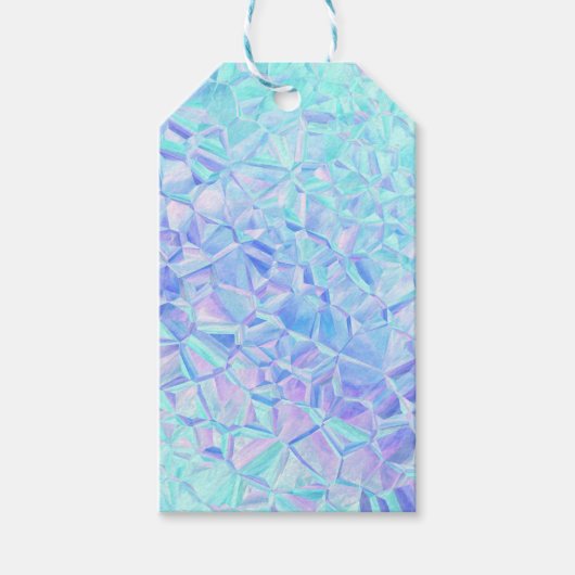 icy iridescence : geschenkanhänger (Vorderseite)