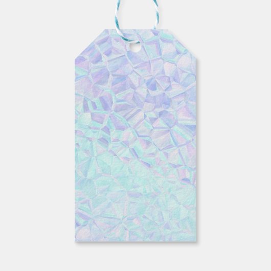 icy iridescence : geschenkanhänger (Rückseite)