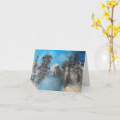 Icy Lake Karte (Gelbe Blume)