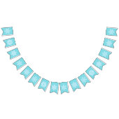 Icy Light Blue Frozen Winterschneeflocken Weihnach Wimpelkette (Alle)