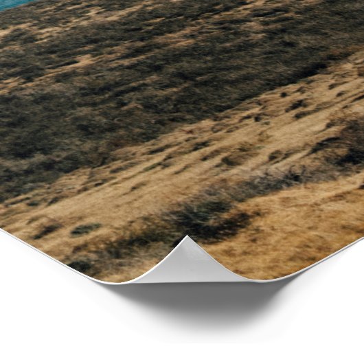 ICY MOUNTAIN SCENERY POSTER (Ecke)