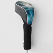 Icy Mountain View Golf Headcover (angewinkelt)