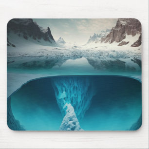 Icy Mountain View Mousepad