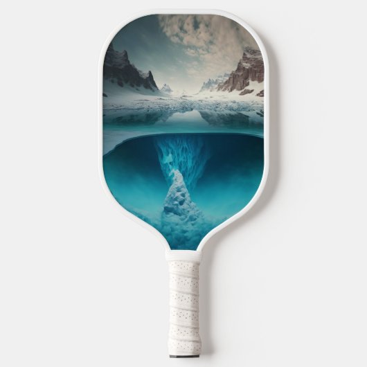 Icy Mountain View Pickleball Schläger (Vorderseite)