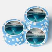Icy Mountain View Pokerchips (Stapel)