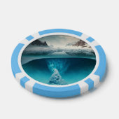 Icy Mountain View Pokerchips (Einzeln)