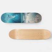 Icy Mountain View Skateboard (Horizontal)