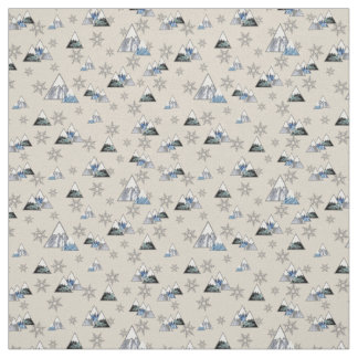 Icy Mountains Stoff