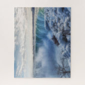 Icy Niagara Falls Jigsaw Puzzle (Vertikal)