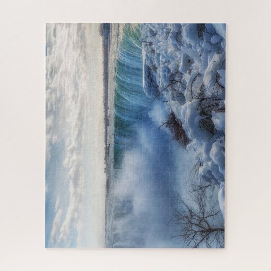 Icy Niagara Falls Jigsaw Puzzle (Vertikal)