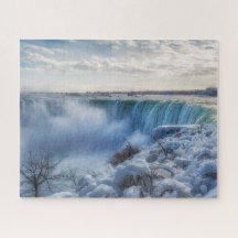 Icy Niagara Falls Jigsaw Puzzle
