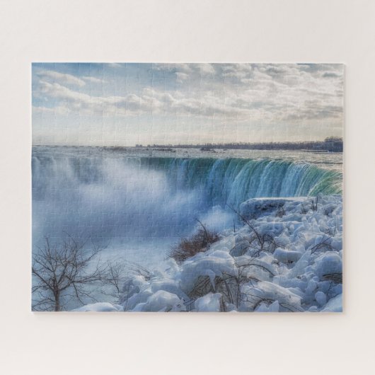 Icy Niagara Falls Jigsaw Puzzle (Horizontal)
