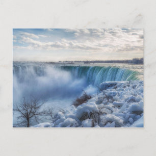 Icy Niagara Falls Postkarte
