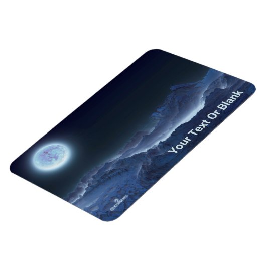 Icy Planet, Frozen Moon Magnet (Linke Seite)