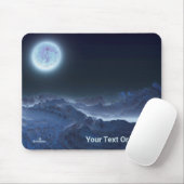 Icy Planet, Frozen Moon Mousepad (Mit Mouse)