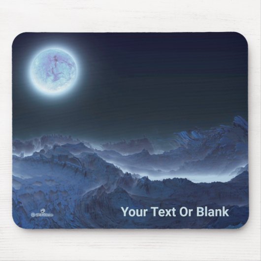 Icy Planet, Frozen Moon Mousepad (Vorne)