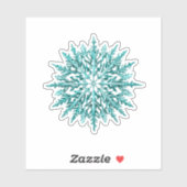 Icy Snowflake Aufkleber (Blatt)