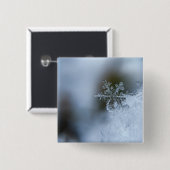 Icy Snowflake Button (Vorne & Hinten)
