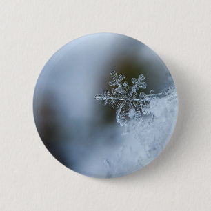Icy Snowflake Button